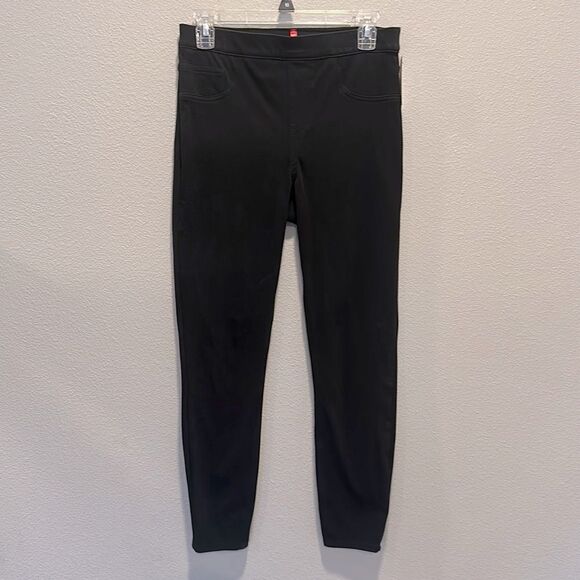 Spanx Black Jeggings Sz Medium‎ - Picture 1 of 6